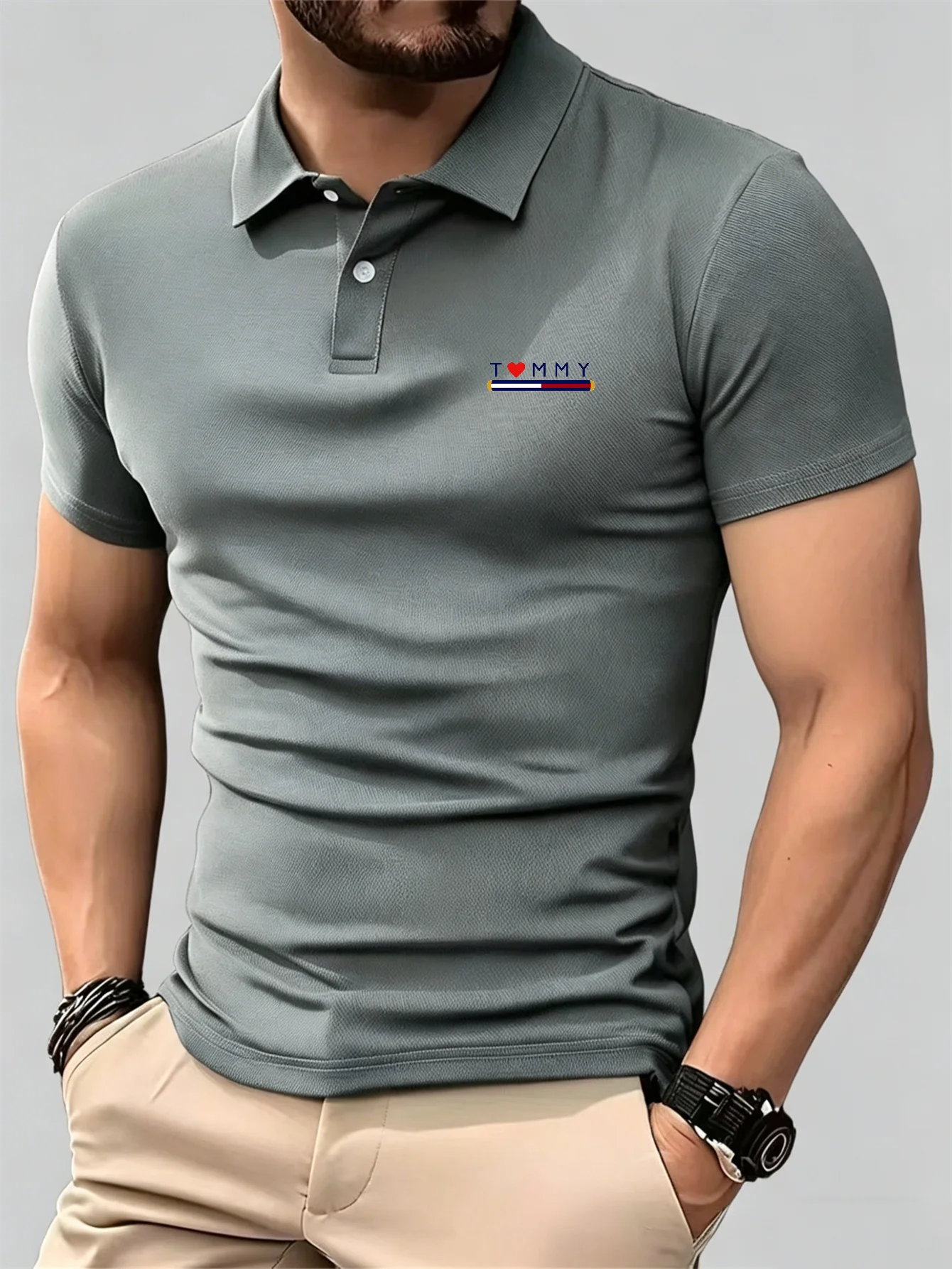 New Breathable Short Sleeve Bu - Men'S Used Formal Wear ulasan dan harga