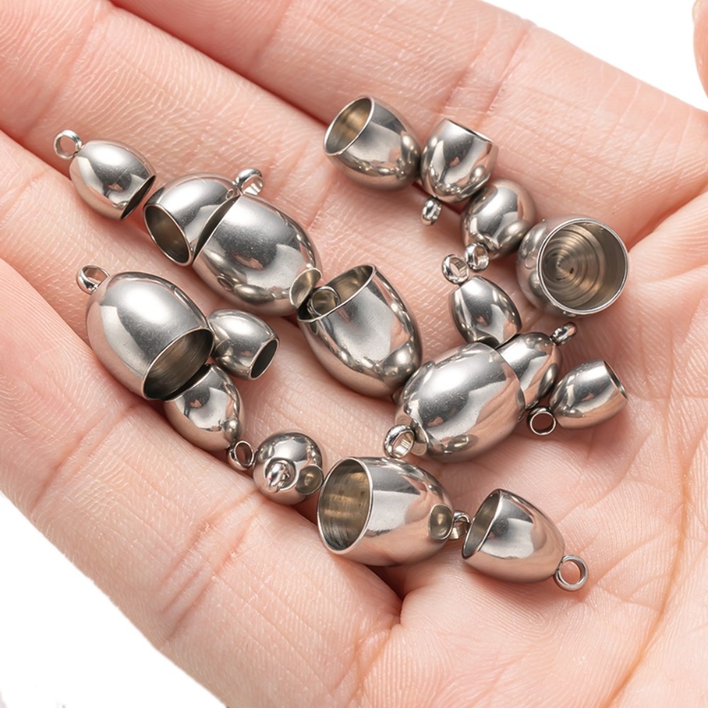 20pcs Tube End Caps Stainless  - Patent Leather Oxford ulasan dan harga