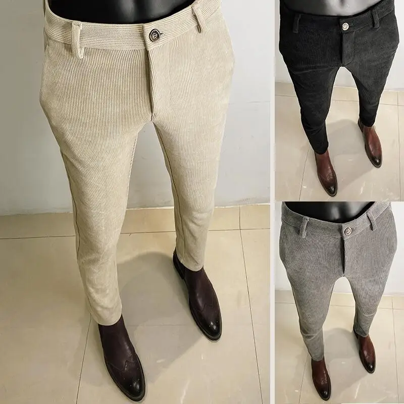 Autumn Winter Thickened Woolen - Men Formal Wear Dress ulasan dan harga