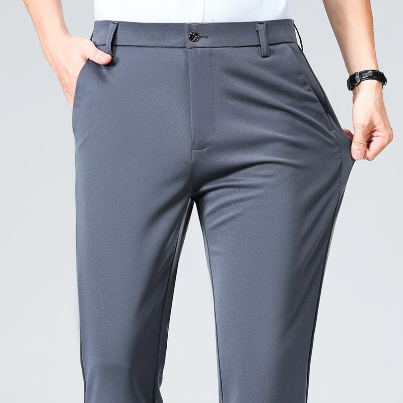 Spring Summer Thin Trousers Me - Men Formal Wear Outfits ulasan dan harga