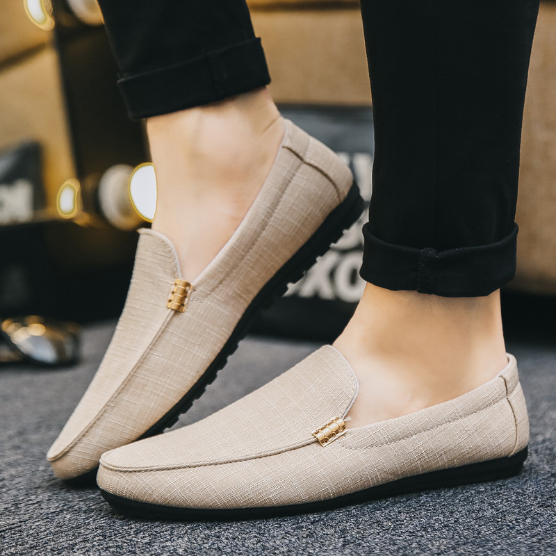 Men Casual Shoes Canvas Slip O - Men Formal Wear Dress ulasan dan harga