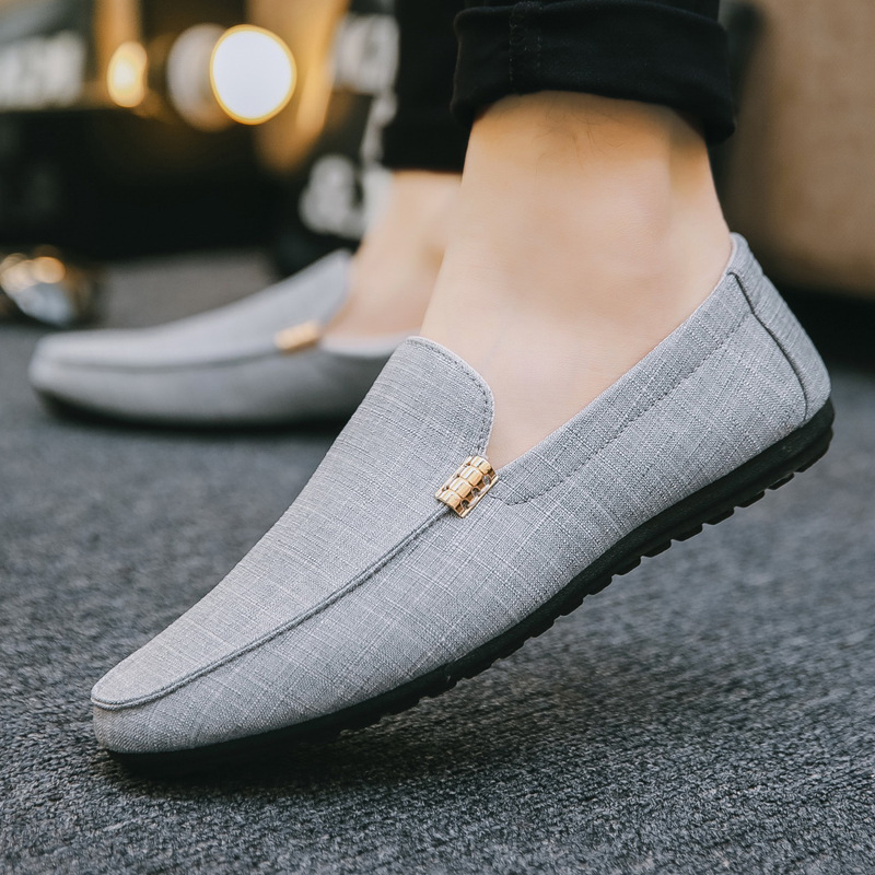 Men Casual Shoes Canvas Slip O - Men Formal Wear Dress ulasan dan harga
