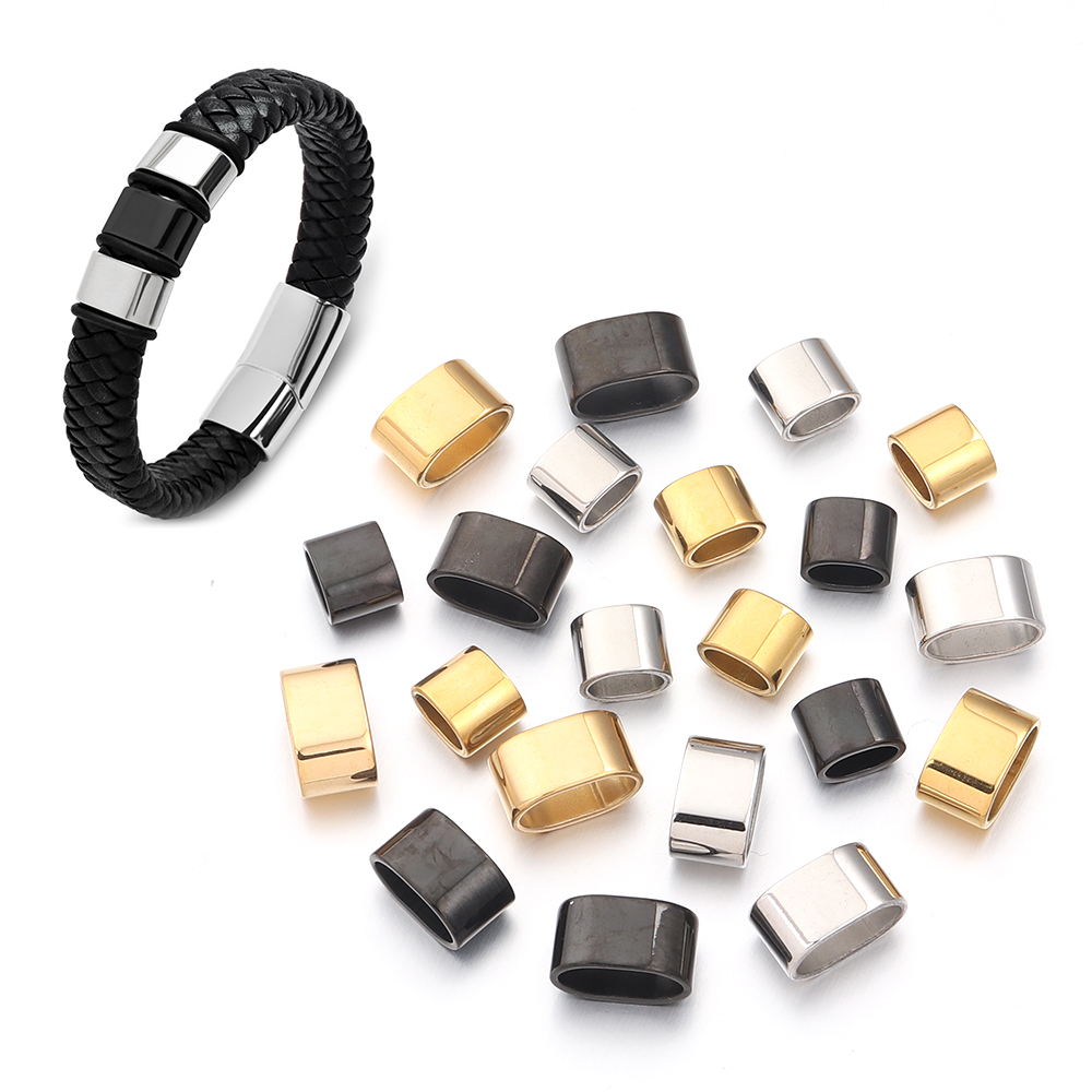 6pcs Flat Stainless Steel Tube - Patent Leather Oxford ulasan dan harga