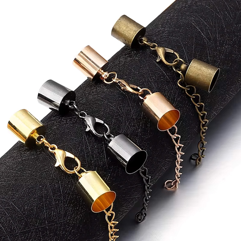 10Sets Leather Cord End Caps W - Patent Leather Oxford ulasan dan harga