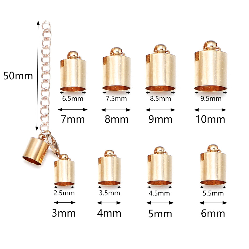 10Sets Leather Cord End Caps W - Patent Leather Oxford ulasan dan harga