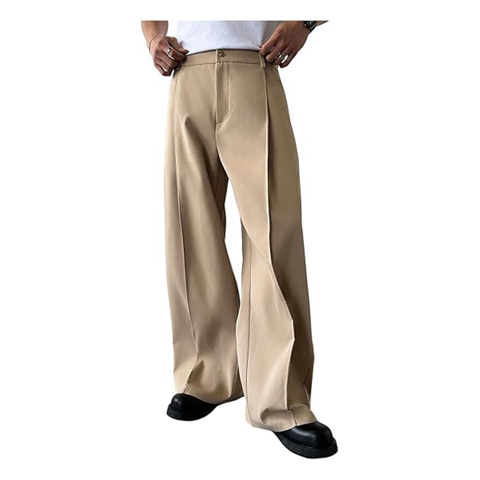 Men's Solid Color Straight Leg - Men'S Used Formal Wear ulasan dan harga