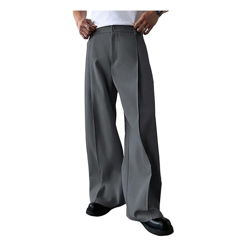 Men's Solid Color Straight Leg - Men'S Used Formal Wear ulasan dan harga