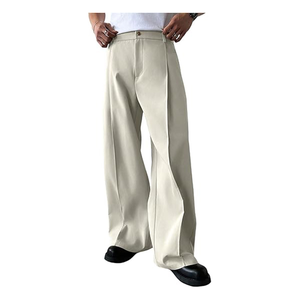 Men's Solid Color Straight Leg - Men'S Used Formal Wear ulasan dan harga