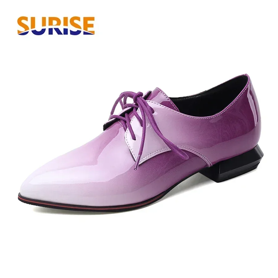 British Women Oxfords Gradient - Patent Leather Oxford ulasan dan harga