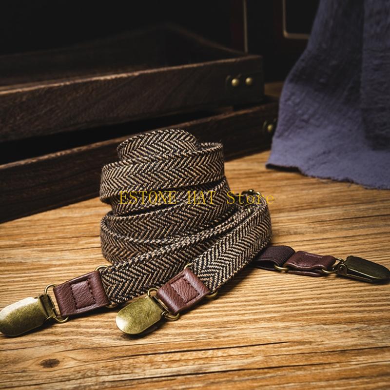 49MF 3 Clip Men Suspenders Ela - Men'S Formal Wear With Suspenders ulasan dan harga