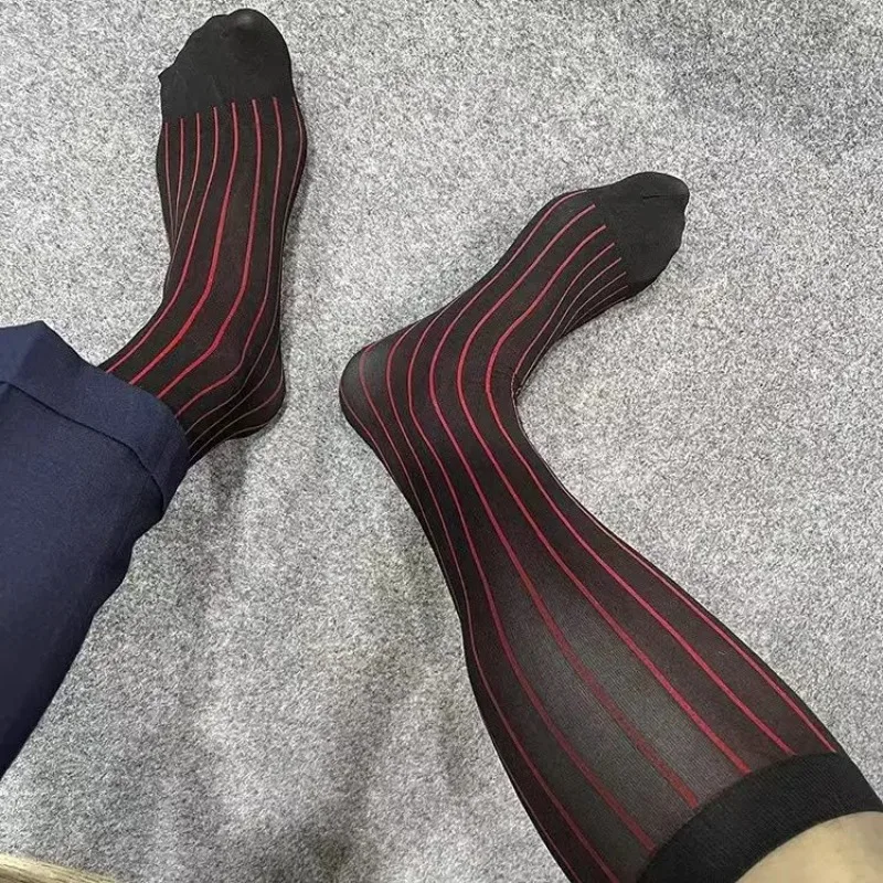 Men Striped Socks Man Ultra Th - Men'S Used Formal Wear ulasan dan harga