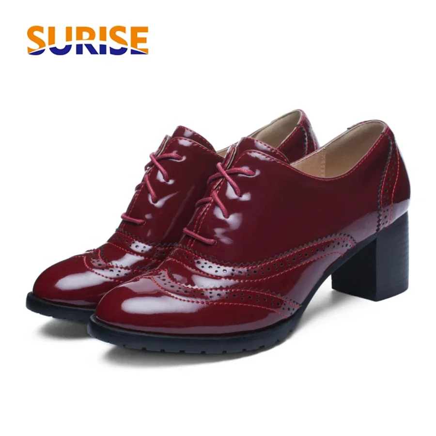 British Women's Oxfords Blue R - Patent Leather Oxford ulasan dan harga