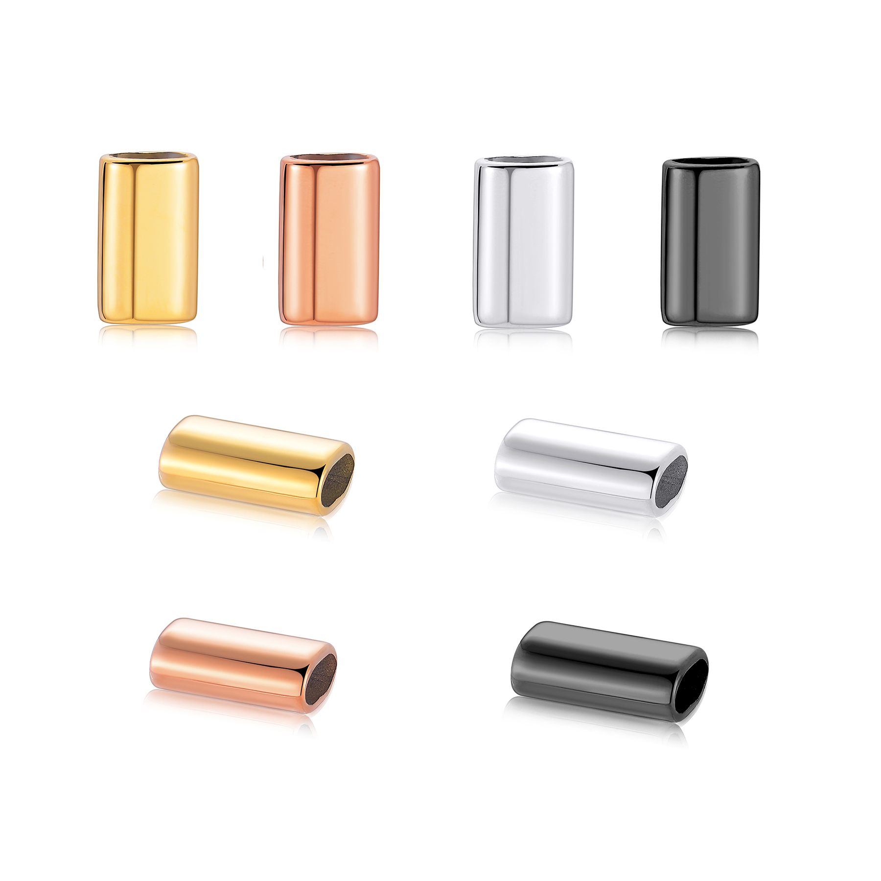 6PCS Stainless Steel Charm Sli - Patent Leather Oxford ulasan dan harga