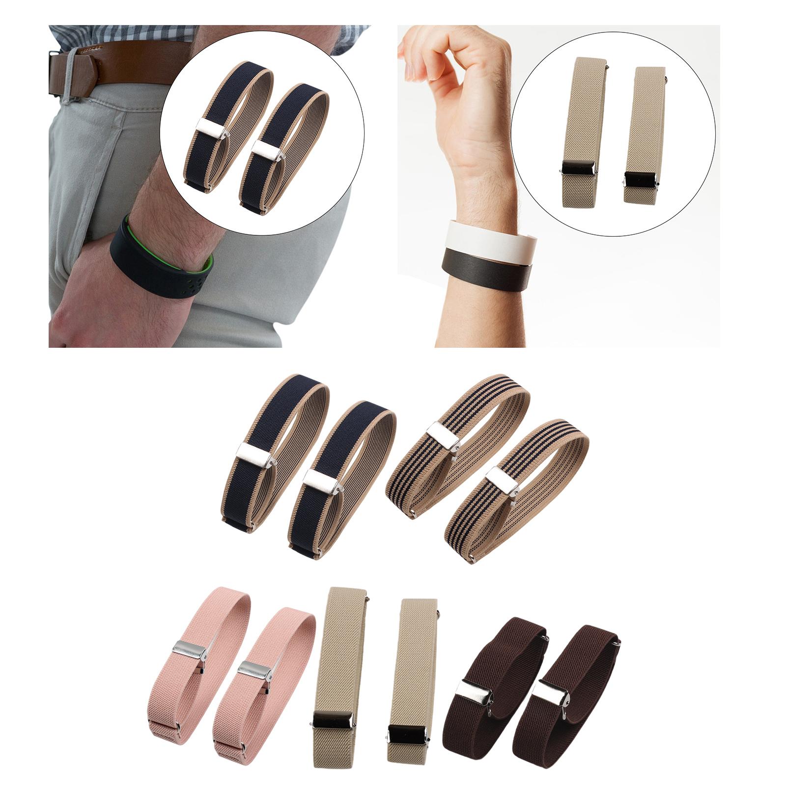 Elastic Armbands Stretch Sleev - Men'S Formal Wear With Suspenders ulasan dan harga