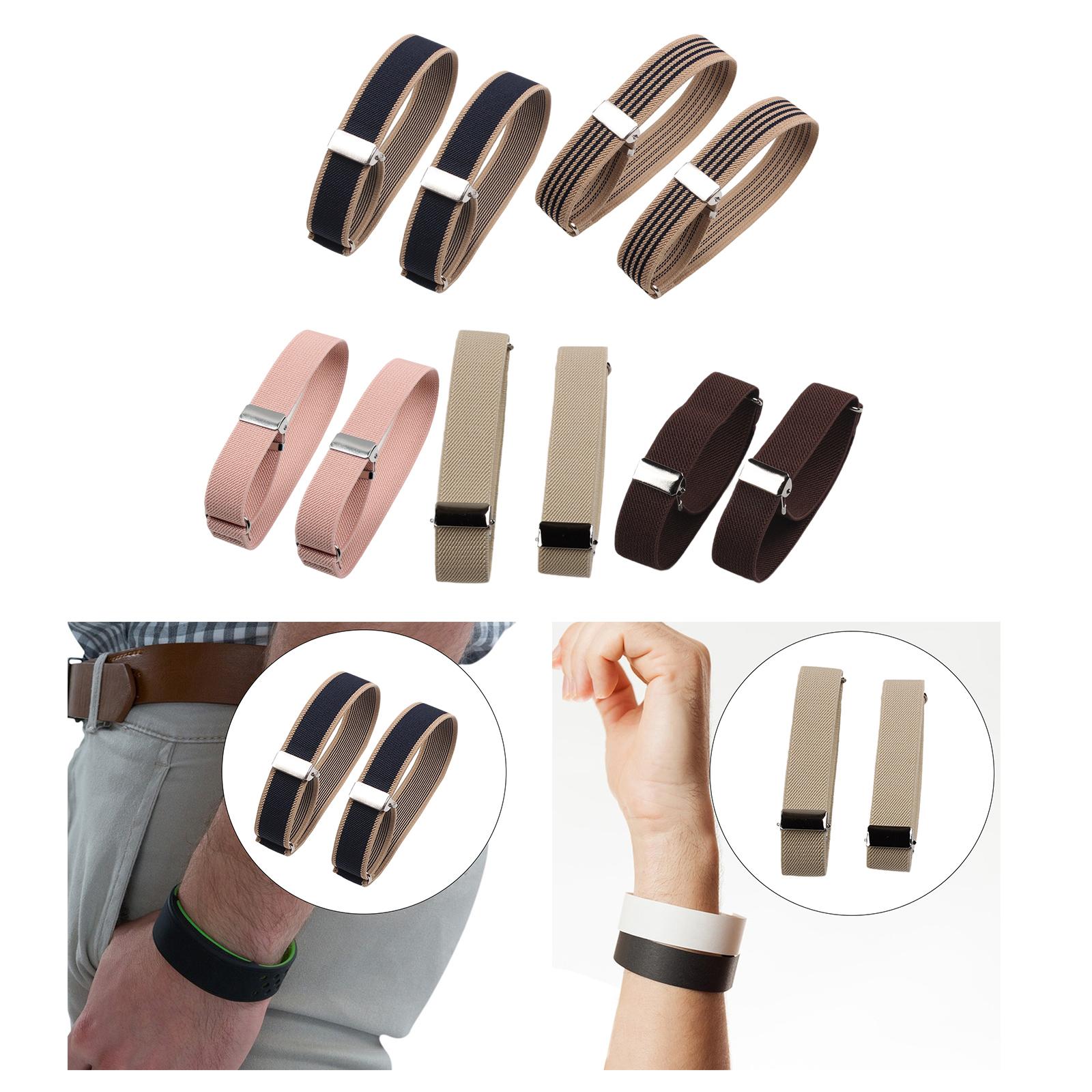 Elastic Armbands Stretch Sleev - Men'S Formal Wear With Suspenders ulasan dan harga