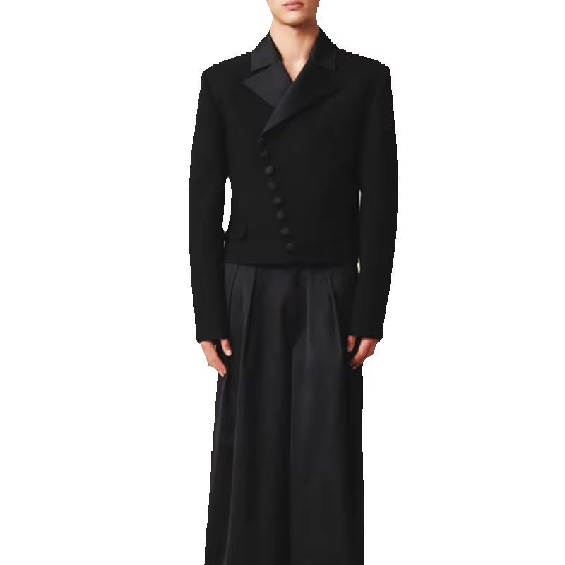 Loose Men Suits Pants Set 2 Pc - Men Formal Wear Outfits ulasan dan harga