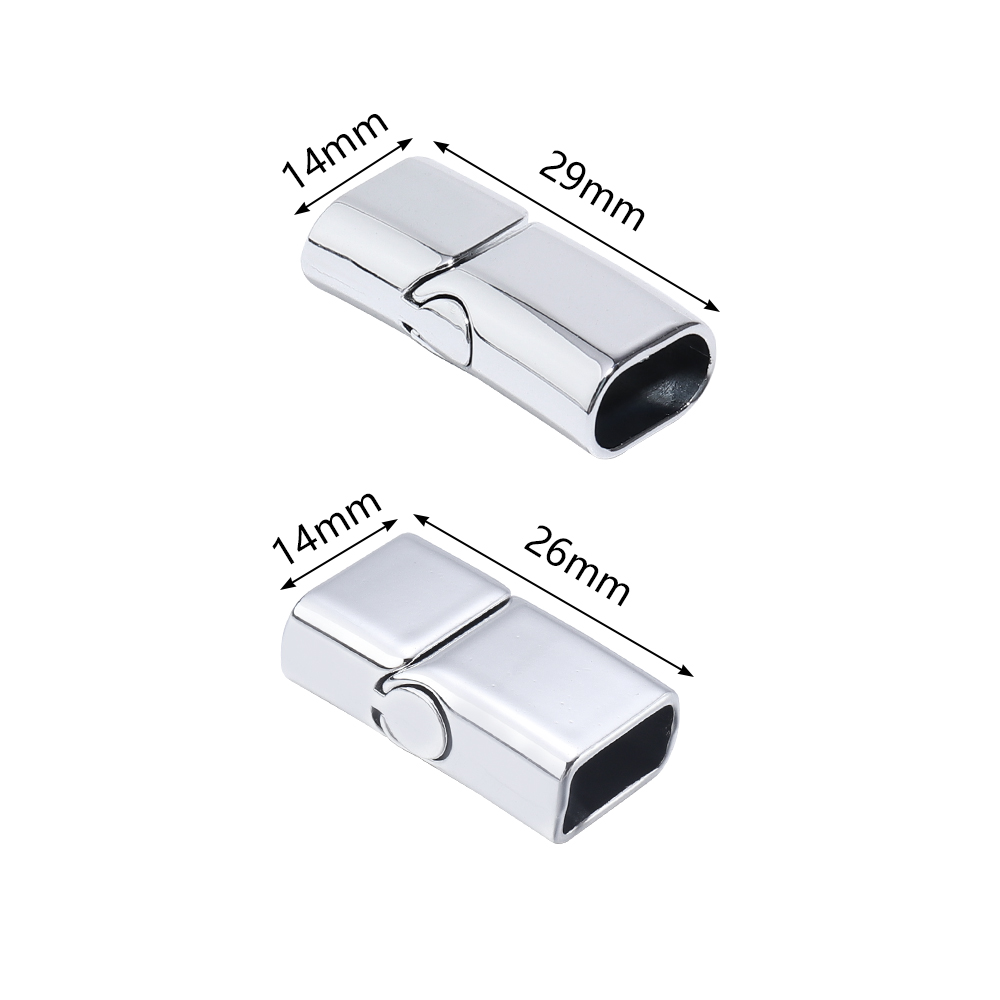 5Pcs Alloy Magnetic Clasps Rou - Patent Leather Oxford ulasan dan harga