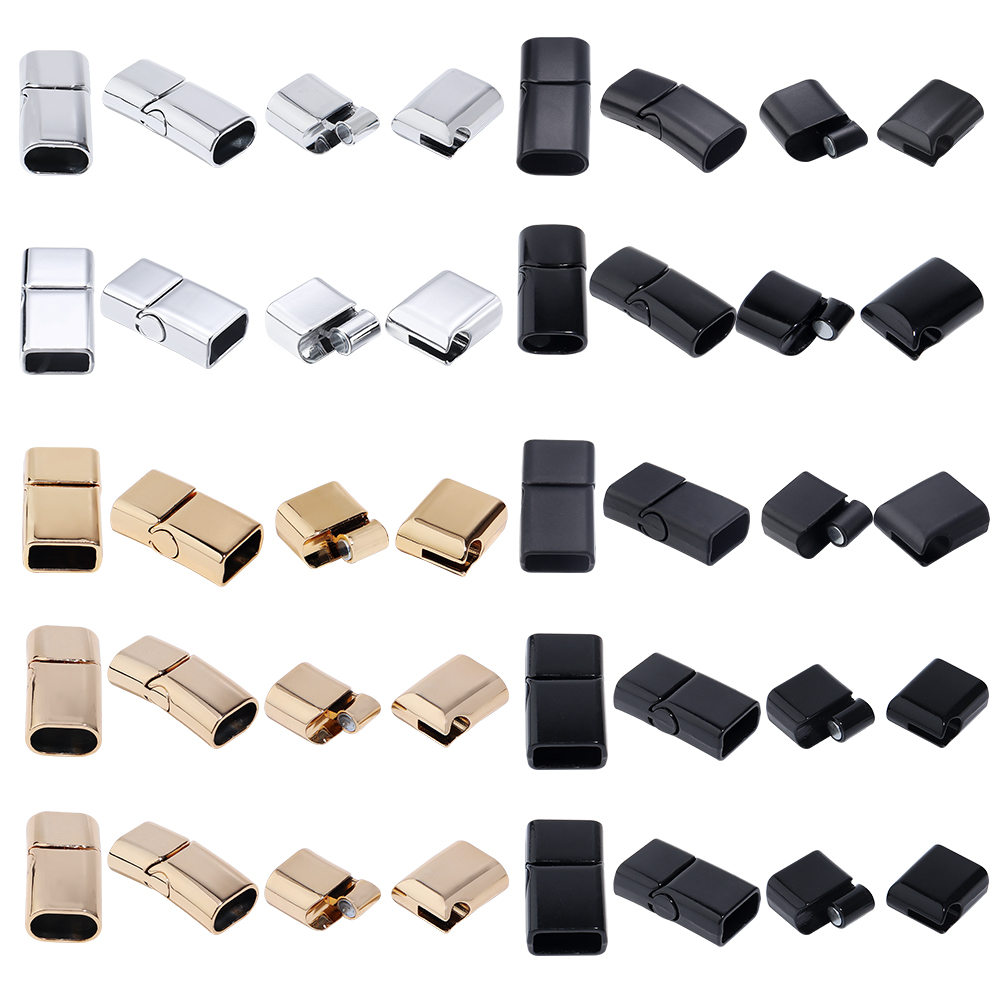 5Pcs Alloy Magnetic Clasps Rou - Patent Leather Oxford ulasan dan harga